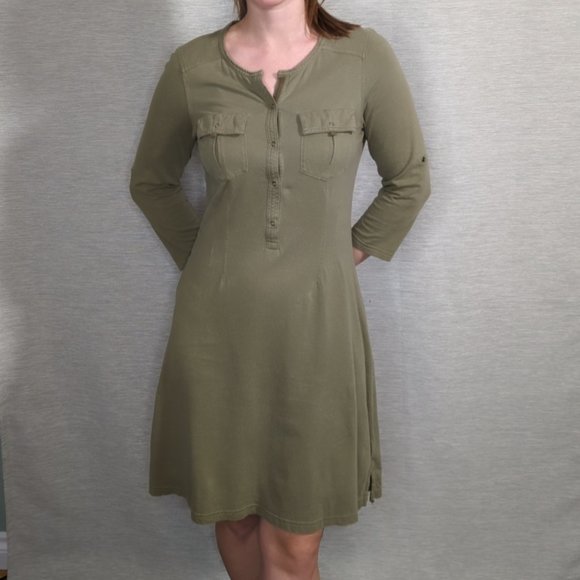 Patagonia A-line Henley cotton dress - Picture 2 of 7